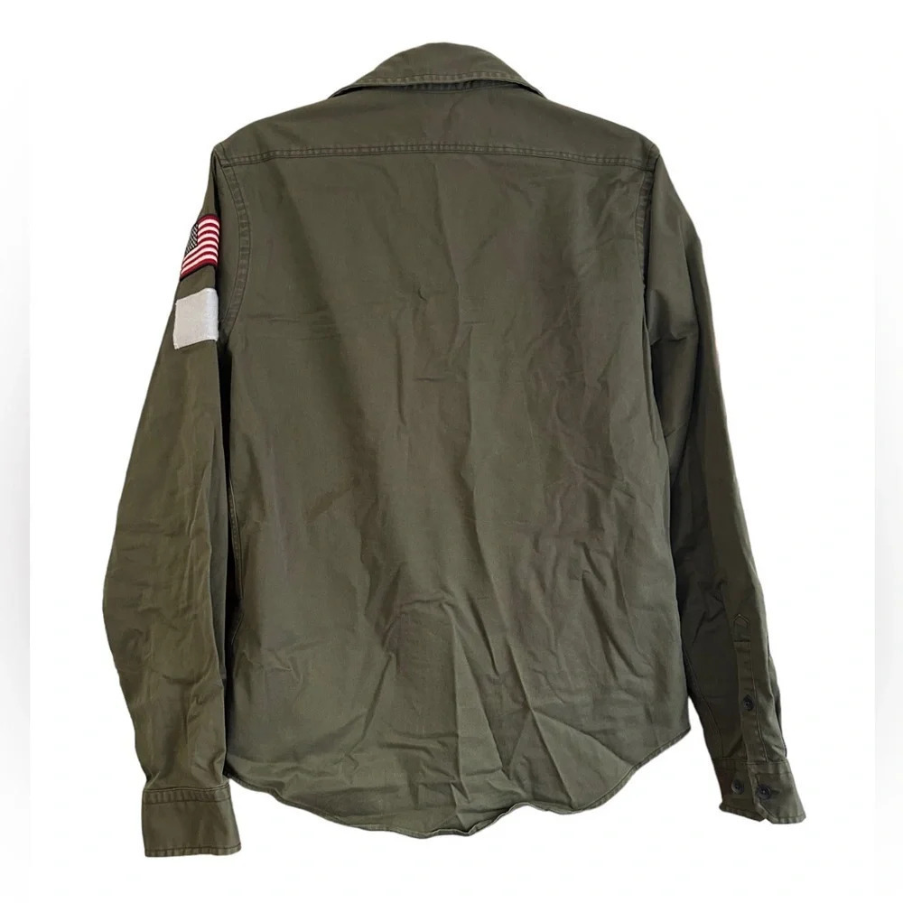 EXPRESS MILITARY BUTTON DOWN UTILITY SHACKET - image 2